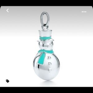 ISO TIFFANY SNOWMAN CHARM